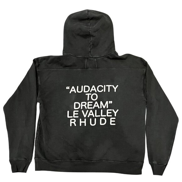 Rhude Mens Audacity To Dream Sweatshirt Authenticated Black XL